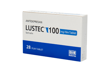 LUSTEC 100 MG 28 FILM TABLET